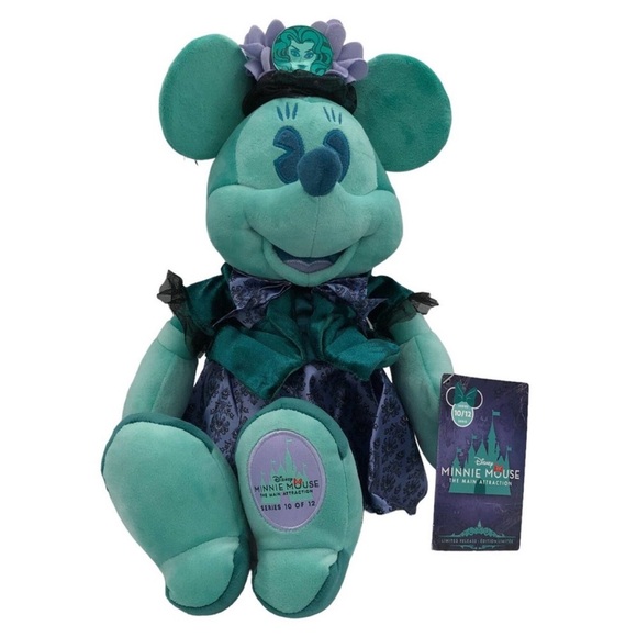 Disney Minnie Mouse Main Attraction Haunted Mansion Plushy - Picture 1 of 10